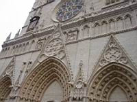 Lyon, Cathedrale St-Jean apres renovation, Portail (09)